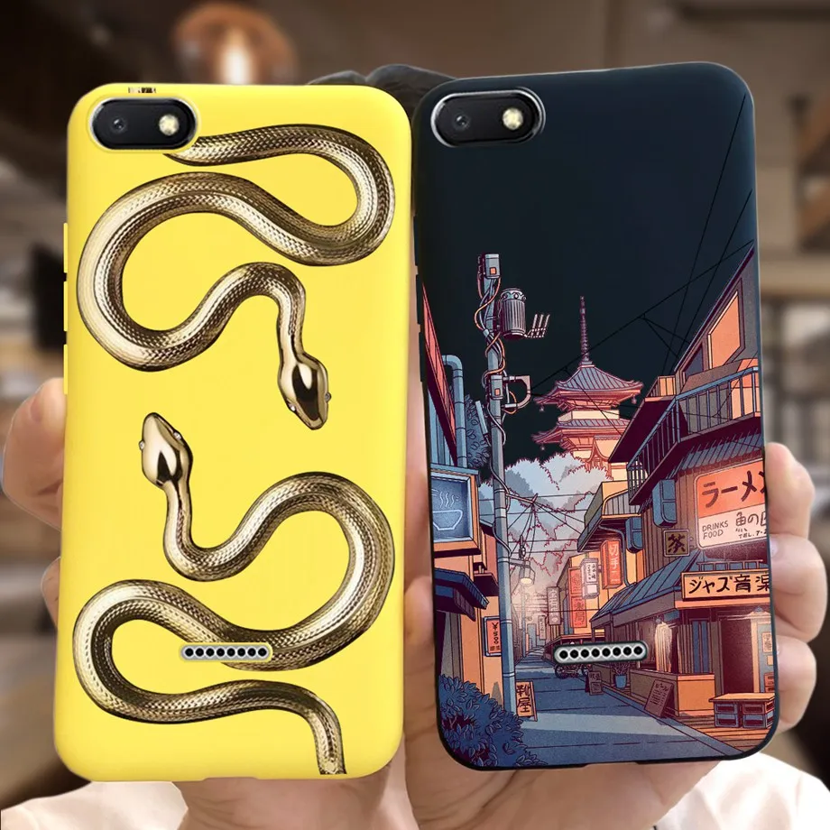 For Xiaomi Redmi 6A Bumper Soft Silicone Space Man Cartoon Phone Cover Case For Xiomi Redmi6A 6 A A6 Redmi6a Funda Capas Coques