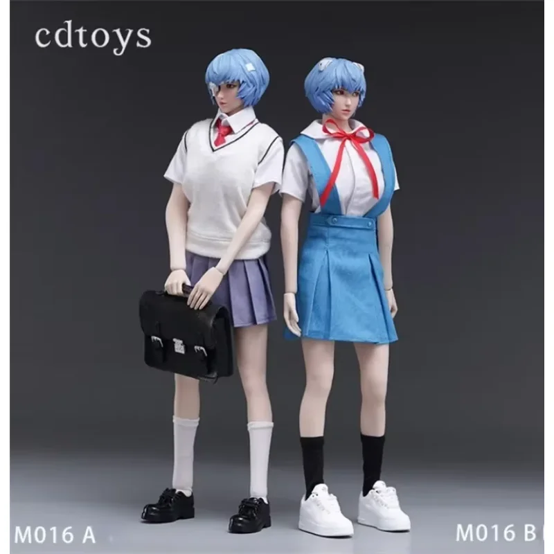 

1/6 Cdtoys, униформа для школьниц, короткая рубашка, юбка, жилет, комплект одежды, два цвета для 12 дюймов, модель куклы-фигурки женщины-солдата