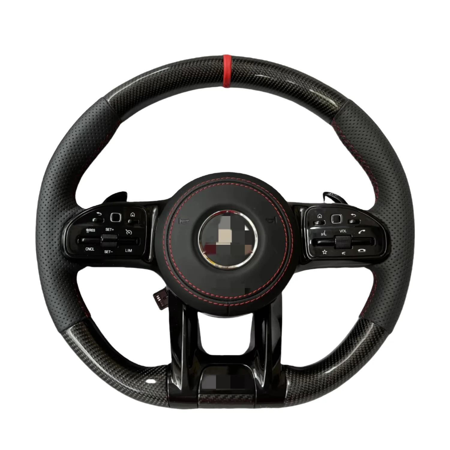 

Hot selling car carbon fiber steering wheel suitable for Mercedes Benz W464 G500 G63 customized steering wheel