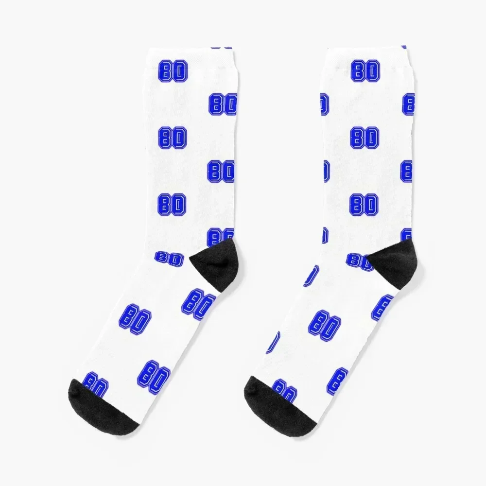 

Blue Number 80 Socks summer Sports warm winter Ladies Socks Men's