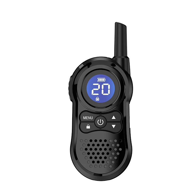 Getien Ultra Mini Portátil Walkie Talkie, Comunicação de Rádio, Transceptor de Rádio em Dois Sentidos Profesional, Transmissor Fino Recarregável