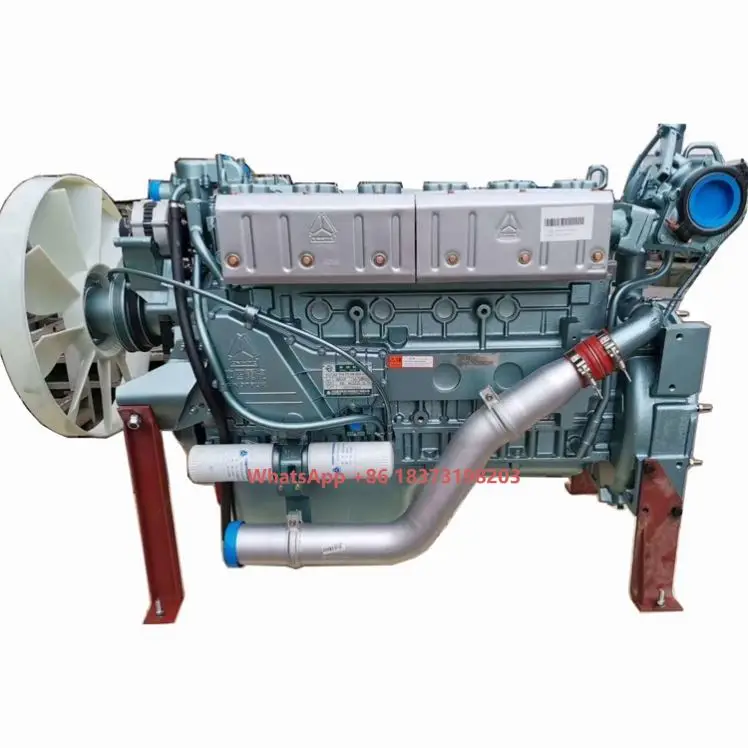 Howo Weichai Sinotruk Truck Engine Wd615 WP10 WP12 WD615.36 WD615.47 D12.42 Assembly 371 336 420 New Wooden Box Engine