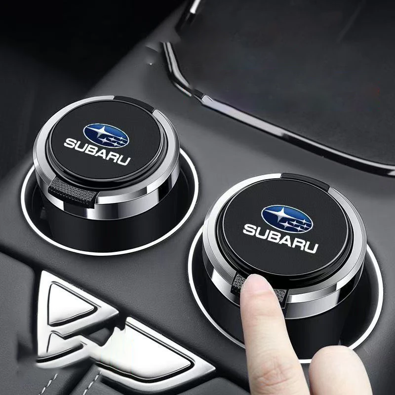 

Автомобильная пепельница Subaru XV Lion Forester Outback с металлическим вкладышем, огнестойкая, многофункциональная