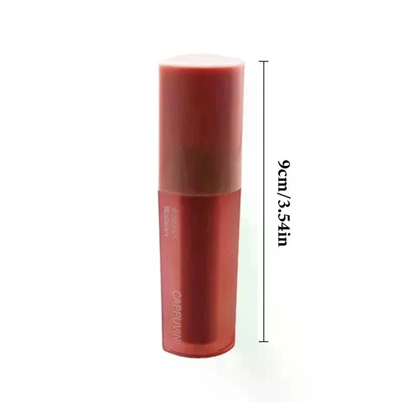 Cappuvini Love Heart Design Lip Glaze Mirror Water Light Glass Transparent Lip Gloss Moisturizing Female Cute Liquid Lipstick