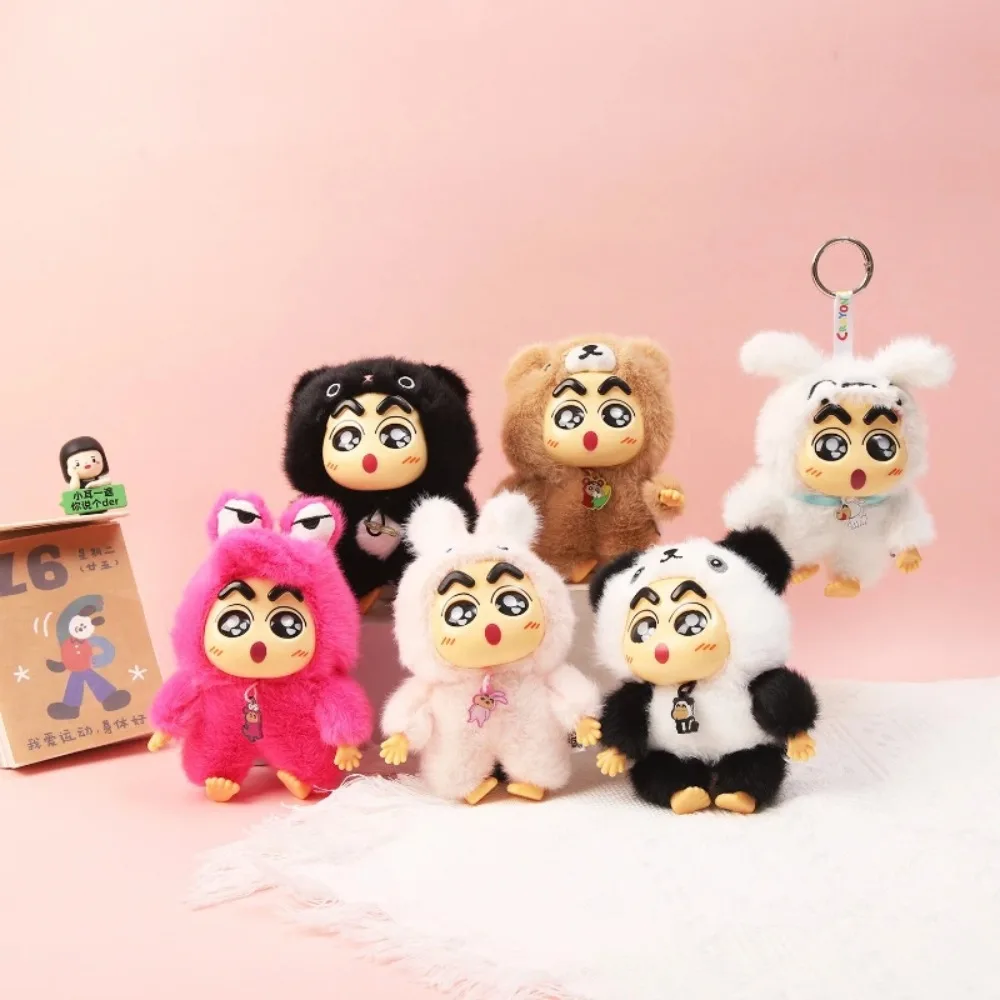 Cartoon Anime Crayon Shin-chan Fantasy Forest Plüschpuppe aus Kunststoff, Schultaschenanhänger, Geschenk