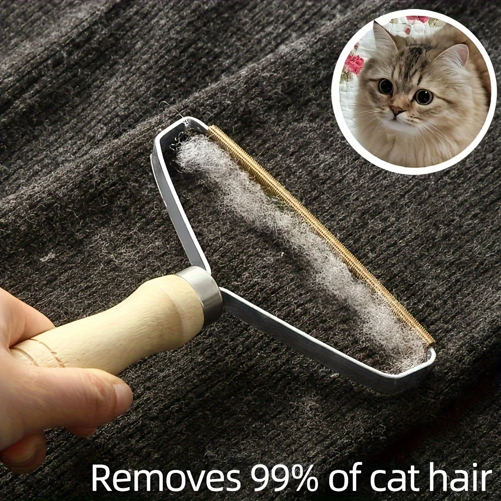 Portable Manual Hair Removal Agent Carpet Wool Coat Clothes Shaver Brush Tool Depilatory Ball Knitting Plush Double-Sided Razor