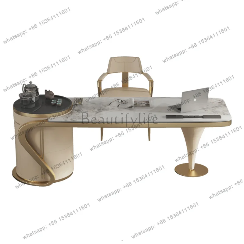 FG Organizers Luxury High-end Office Desk Italian Creative Designer Modern Minimalist Home Study Nordic Ufficio Hotel Furniture