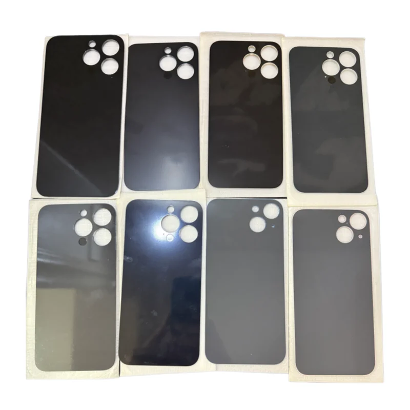 1 szt. Tylna szybka z dużym otworem, pasuje do iPhone 11 12 13 14 Pro Max MINI, zamiennik szybki tylnej obudowy, części do naprawy, tylna szybka. — zdjęcie produktu 2