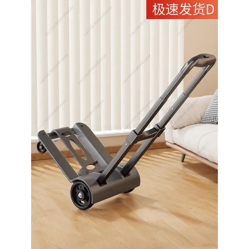 for Foldable Hand Trolley Portable Heavy Duty Cart for Shopping Luggage Parcel Transport Lightweight Collapsible Dolly