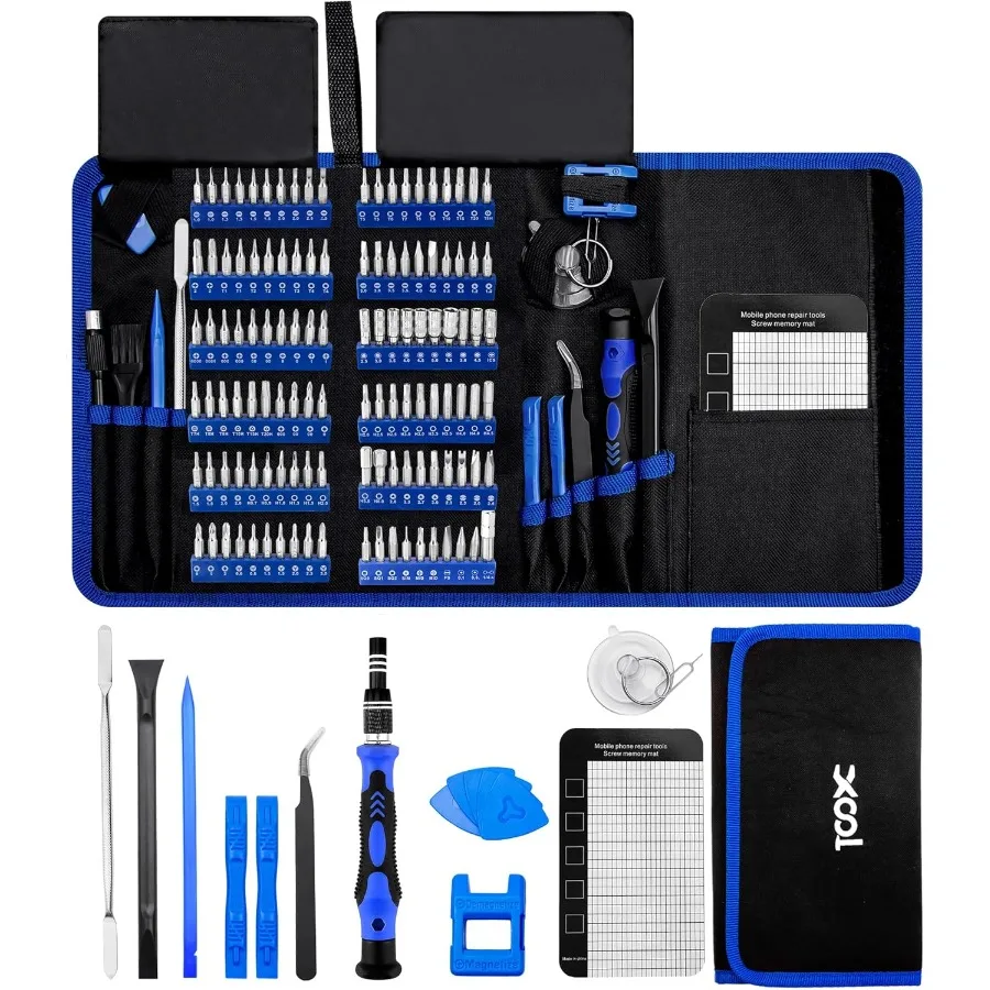 140 in 1 Precision Screwdriver Set Professional Computer Laptop Repair Tool Kit Electronics Repair Tool with 120 Magnetic Bits