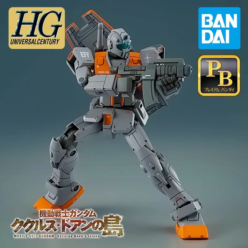 In Stock Bandai PB Limited HGUC Jim Moroccan Front Style Kukurusdoan Island Action Figure Collection Gifts