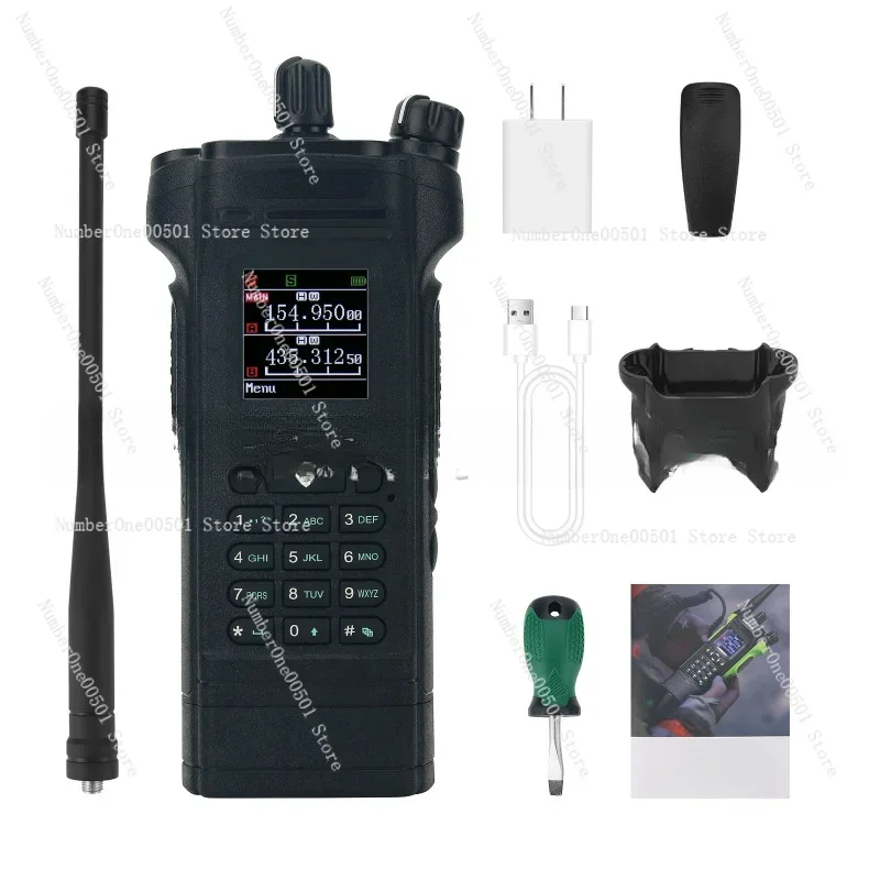 APX-8000 12W VHF UHF walkie-talkie dual-band wireless dual PTT handheld microphone