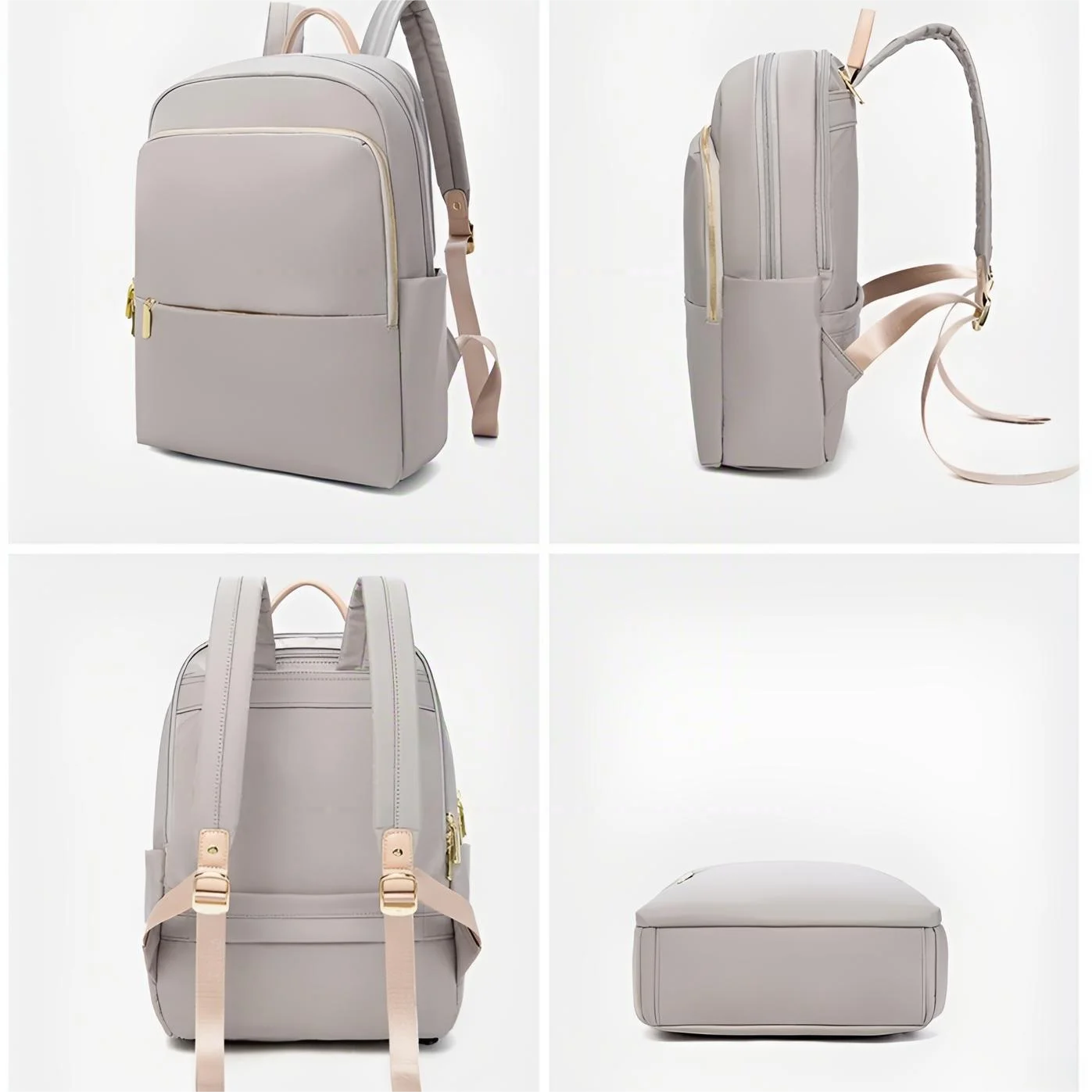 여성용 노트북 백팩, 대용량 멀티 포켓, 방수 옥스포드, 2025 신제품, 14인치 노트북에 적합, 통근 여행