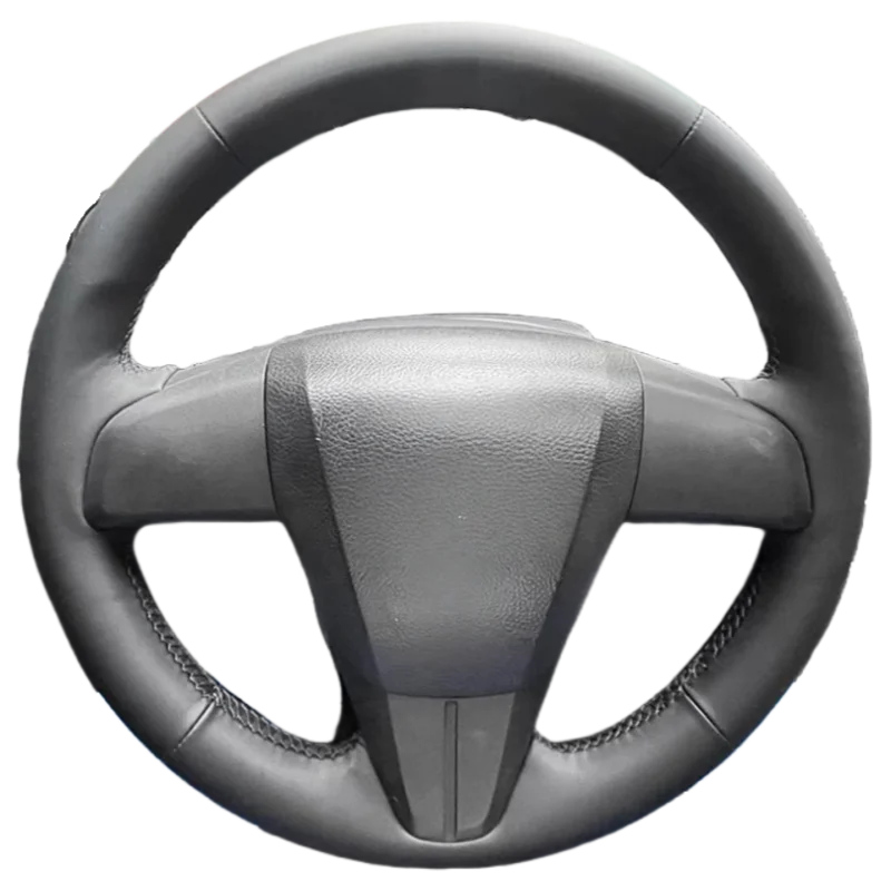 Car Steering Wheel Cover Non Slip Perforated Leather For Mazda 3 Axela 5 6 CX-7 CX-9 MAZDASPEED3 (US) 2010 2011 2012 2013