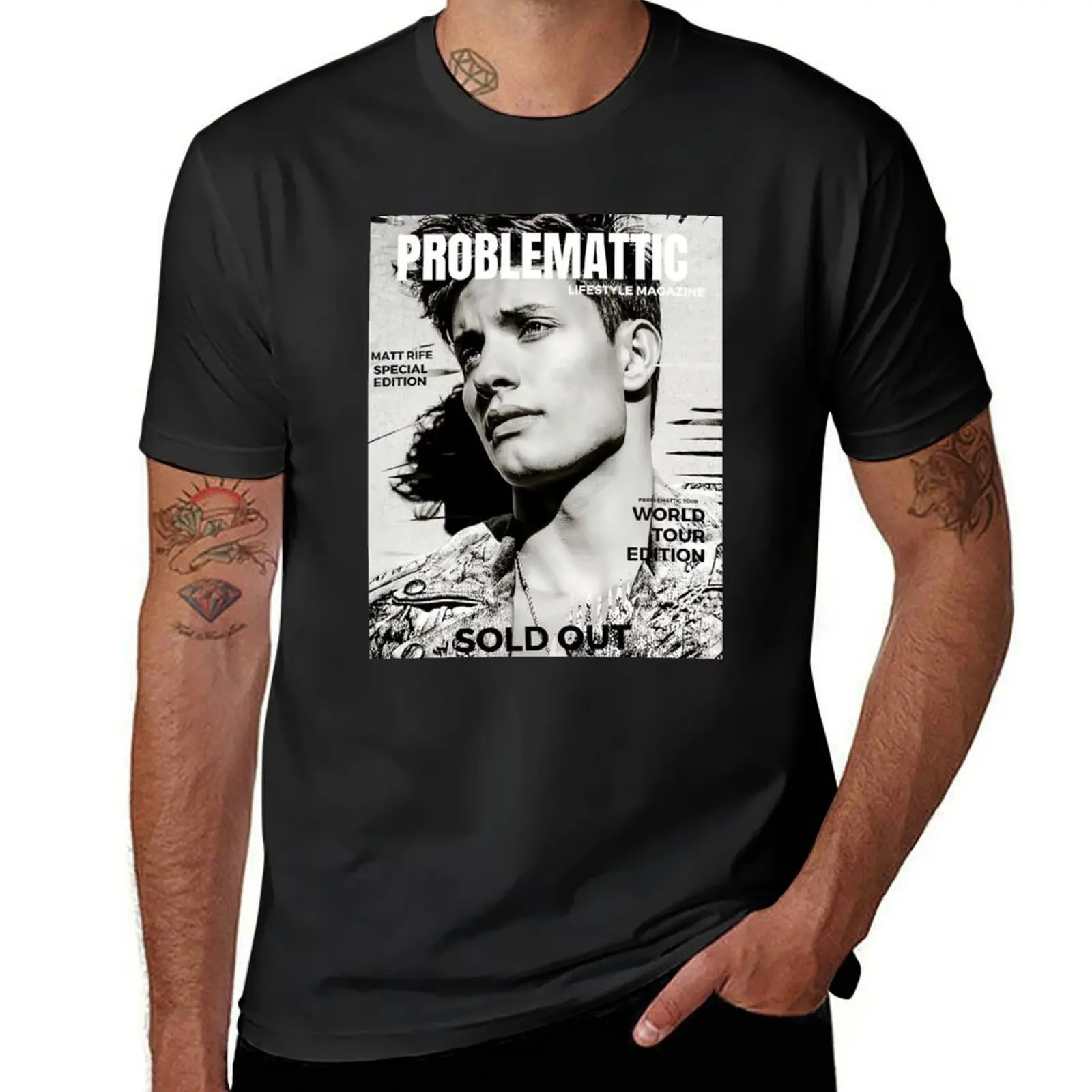 Problemattic Matt Rife T-Shirt customs plain heavyweights fitted t shirts for men