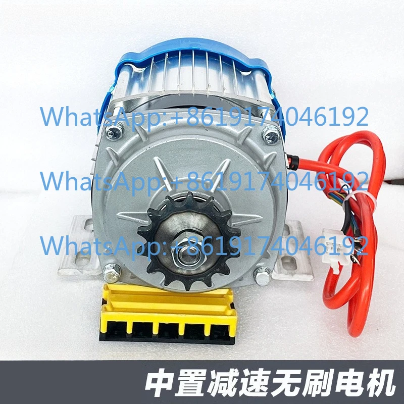 Electric Tricycle Motor 48v60v Volt 700w Chain DC Brushless Rickshaw Modified Middle Motor