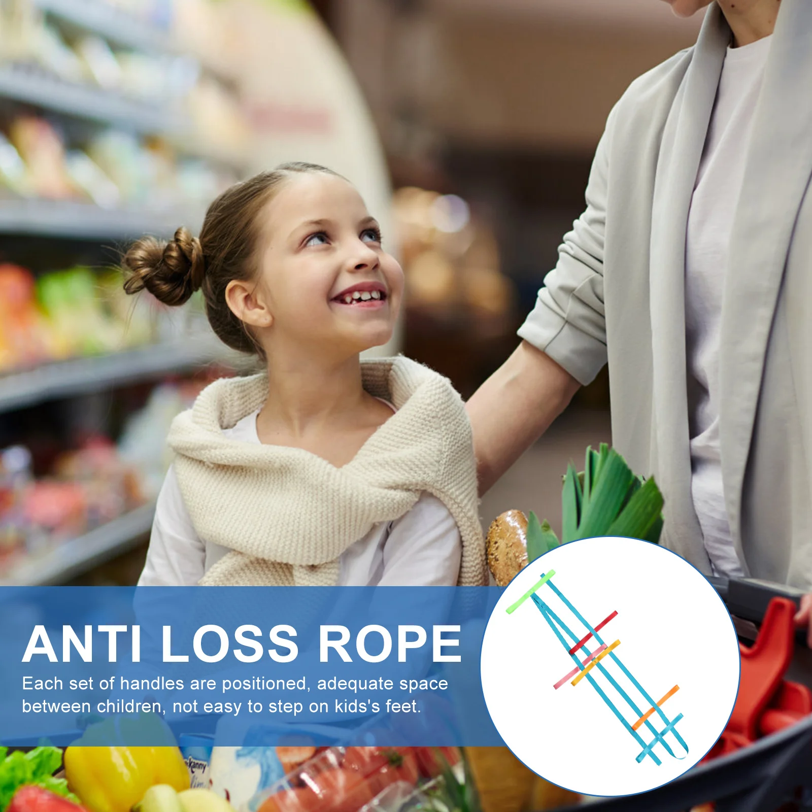 子供用安全歩行ロープ キッズ迷子防止屋外安全歩行ロープ 幼稚園、保育園、ハイキング活動用