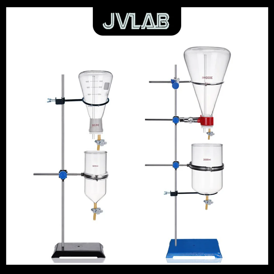 

Glalation Tube Laboratory Glass Extraction Column 100/250ml Triangular Flask Continuous Solvent Extraction Separation JVLAB​