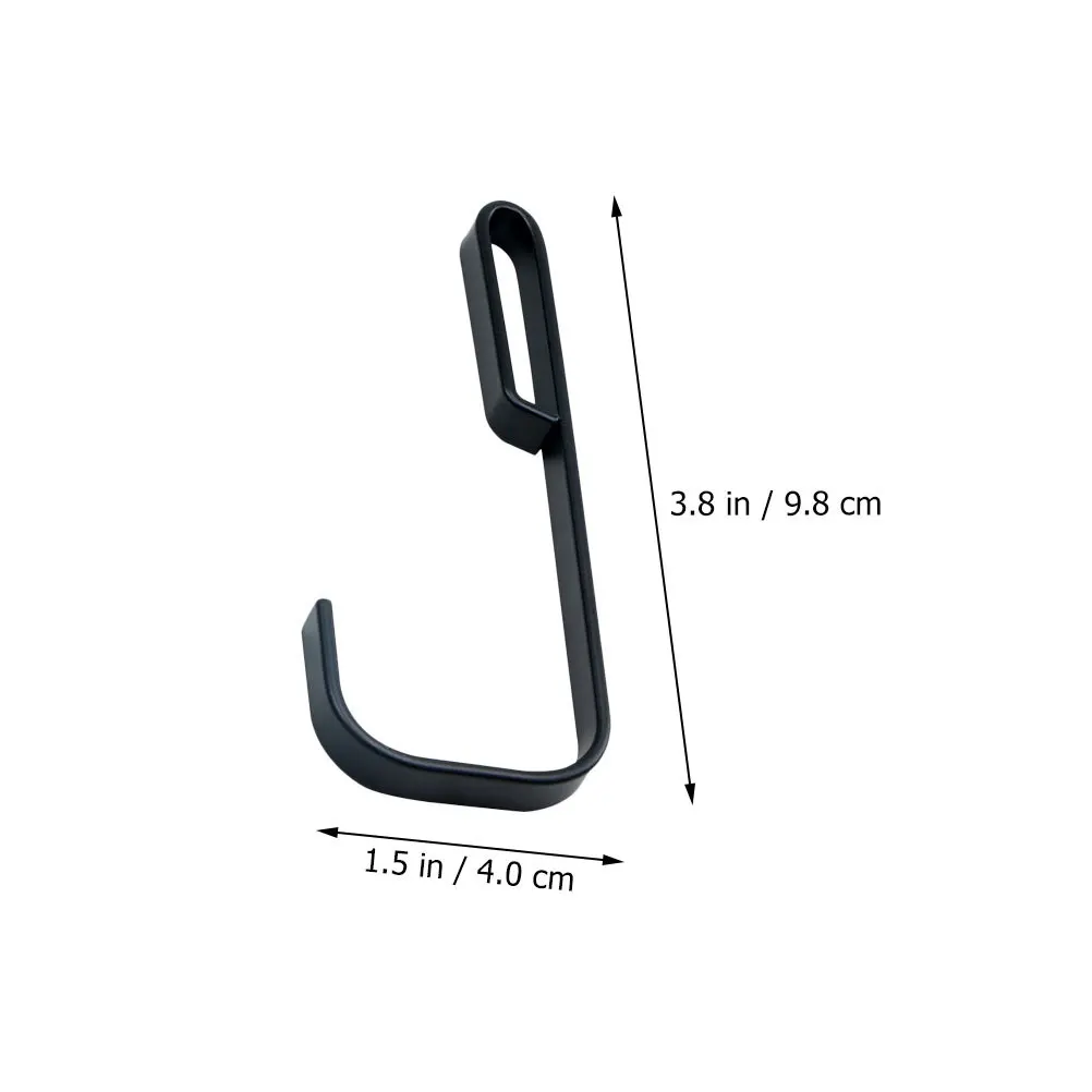 5Pcs Tree Stand Hooks Heavy Duty Black Metal Multi Hook Hunting Equipment Hangers Outdoor Use Tree Stand Hooks