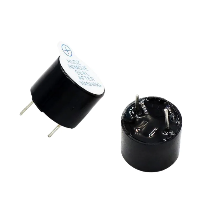2pcs 5V active buzzer, electromagnetic type, 9.5MM high, 5V buzzer split, SOT plastic package, long sound