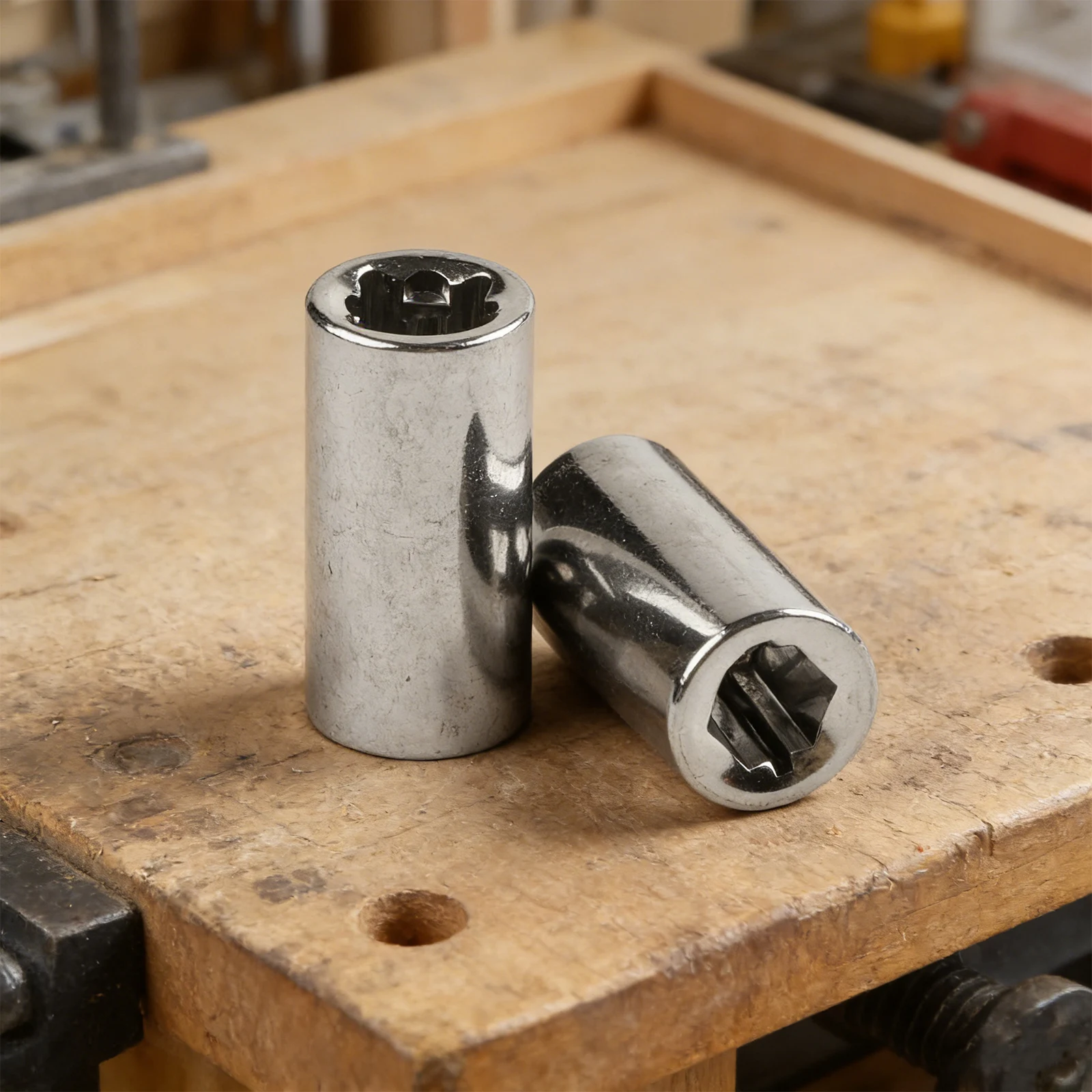 2er-Pack 1/4-Zoll-Vierkantantrieb auf Sechskant-Adapter, Schraubendreher-Bit-Konverter aus Chrom-Vanadium-Stahl für Elektrowerkzeuge – Detail 12