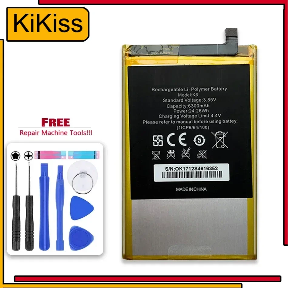 

Battery For Oukitel K6 6300mAh Mobile Phone Batteries