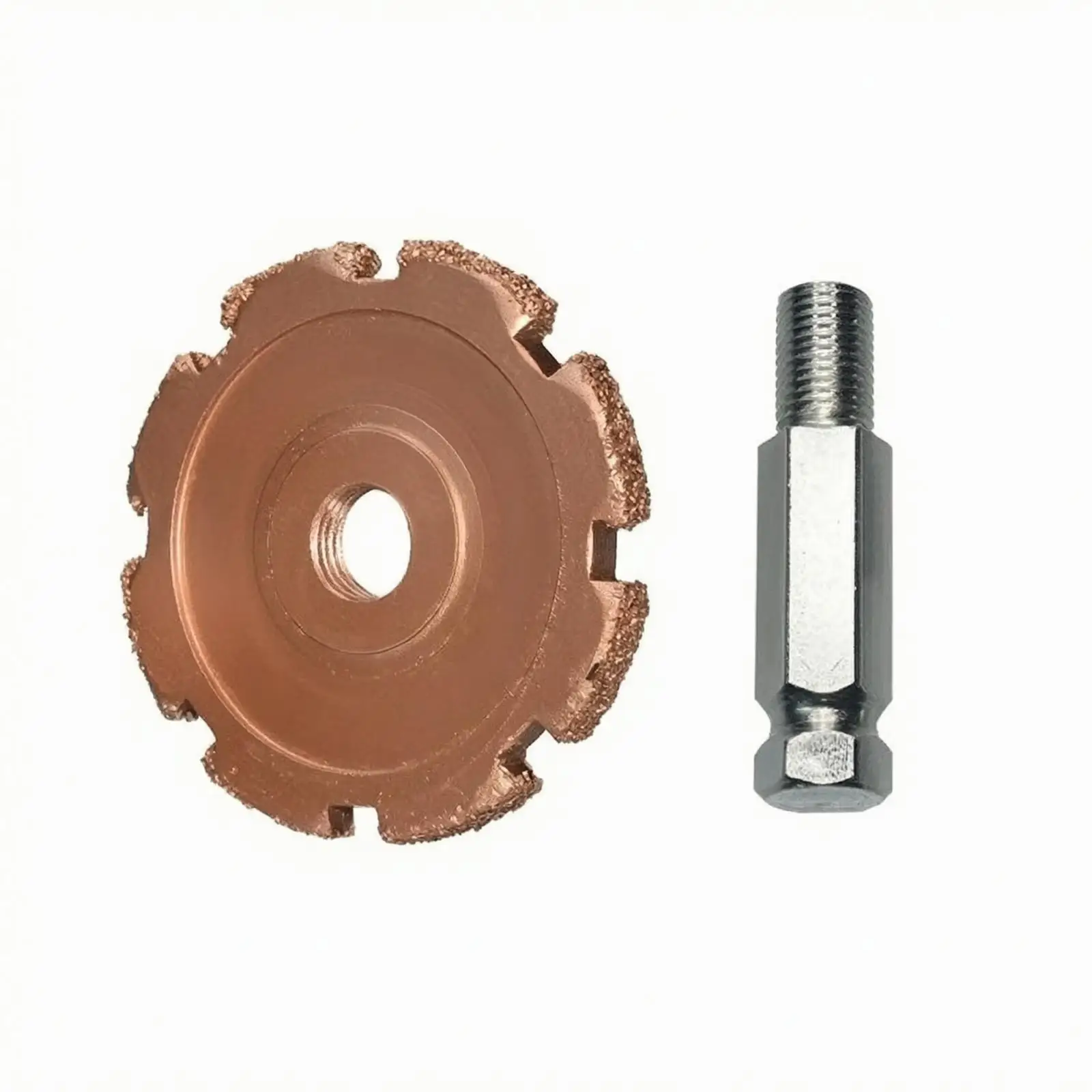 Tungsten Carbide Tire Buffing Wheel 50mm Grinder Attachment with 9mm Hole for Rubber Sidewall Repair Kit