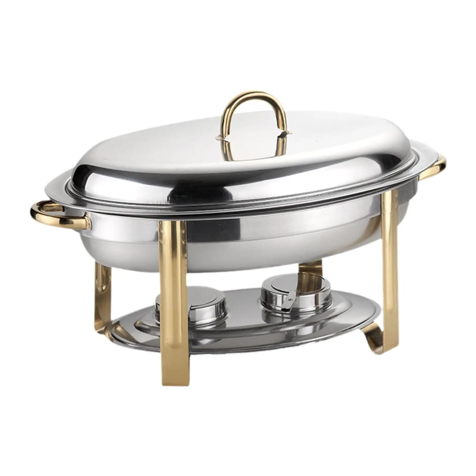 

Chafing Buffet Dishes Set Stainless Steel Food Warming Easy to Clean Catering Warmer Pan for Kitchen Dining Wedding Hotel Party