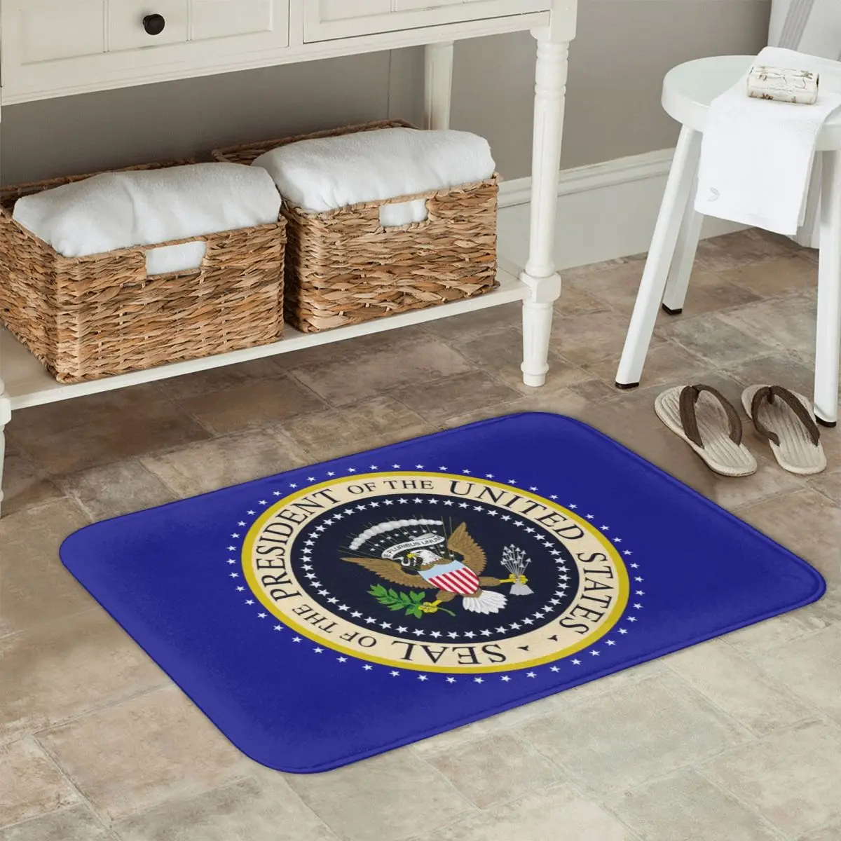 Seal Of The President Of The United States Anti-slip Doormat Floor Mat Carpet Rug for Kitchen  Bathroom Living room Footpad Mats