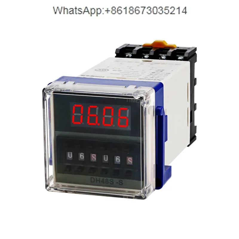 DH48S-S digital display time relay 220v adjustable cycle power-on delay power-off delay DH48S-1Z 2Z