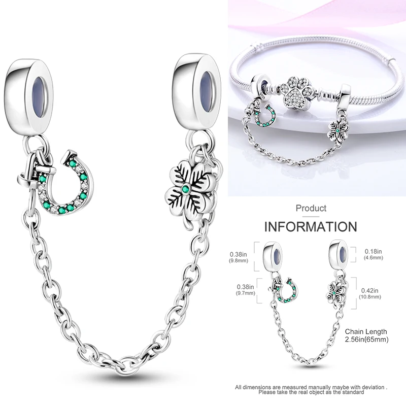 925 Sterling Silber Glücks-Hufeisen-Anhänger mit CZ Zirkon, passend für Armbänder, Taschen, Schlüsselanhänger, DIY-Schmuck, origineller Modeschmuck für Frauen – Detail 21