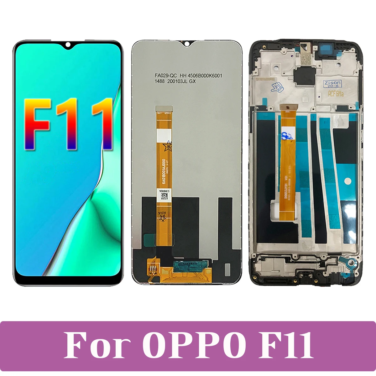 

6.53" Original For OPPO F11 CPH1913 CPH1911 LCD Display Touch Screen Replacement Digitizer Assembly