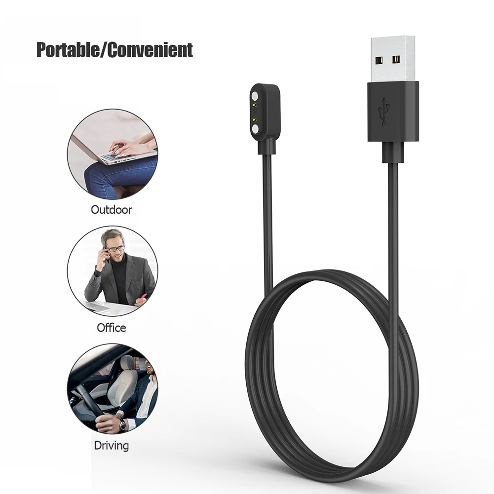 USB-магнитный зарядный кабель, 5 В, 1 А, адаптер для зарядного устройства, зарядный шнур, 60 см, зарядный кабель, шнур для Xplora XGO2, детские умные часы