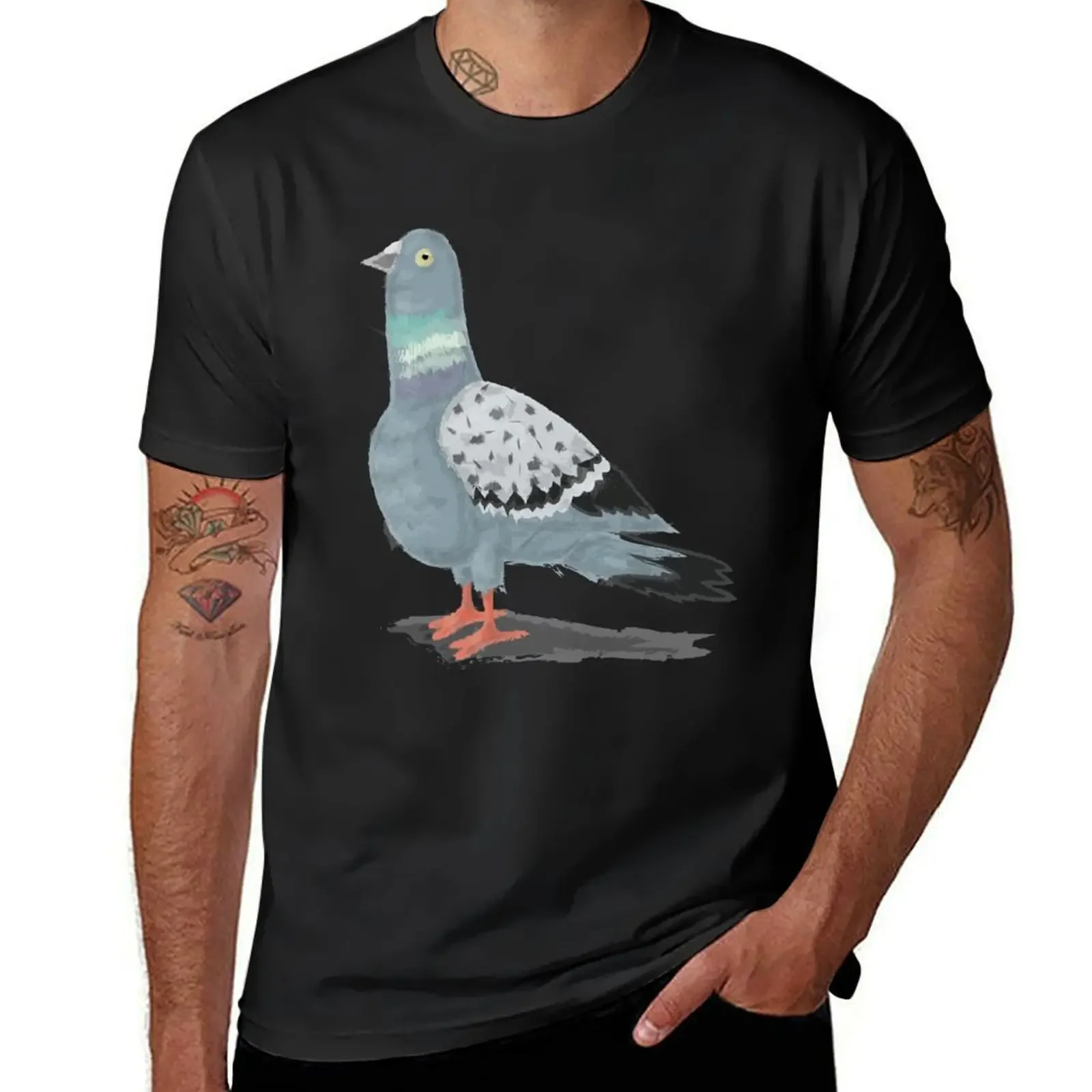 Cute Cartoon Pigeon T-Shirt quick drying graphic t shirts sports fans oversized t shirt t shirts for men graphic