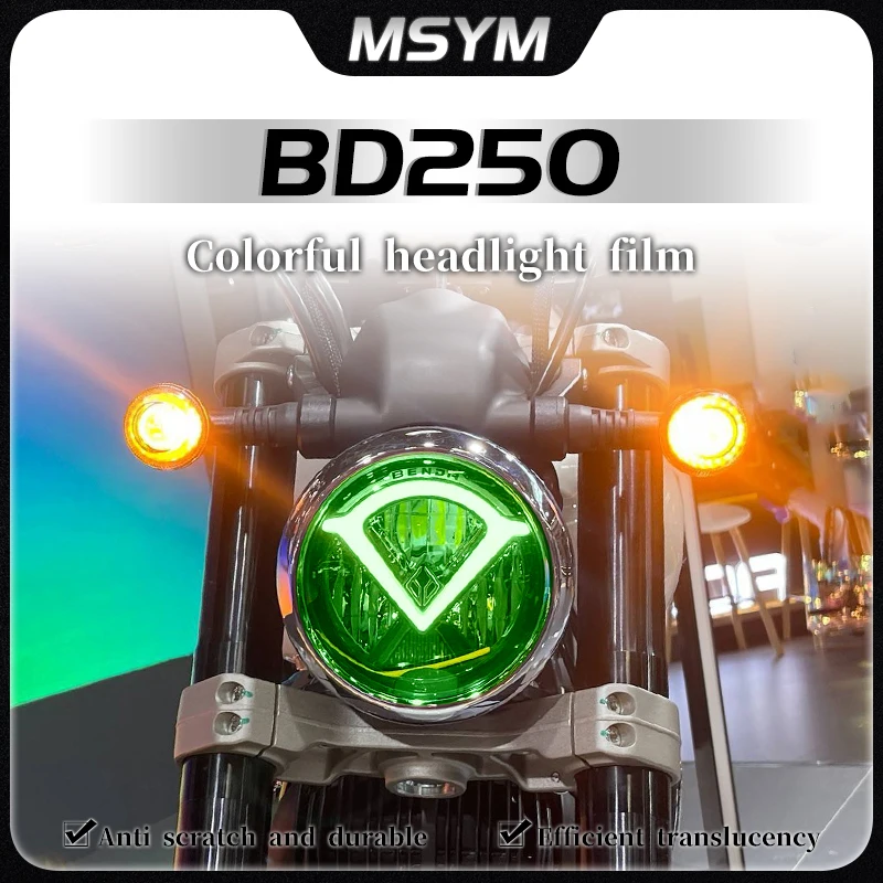 

For BENDA BD250 250 BD 250 2025 Motorcycle Headlight Film Modified Taillight Sticker Instrument Film Waterproof Film Accessories