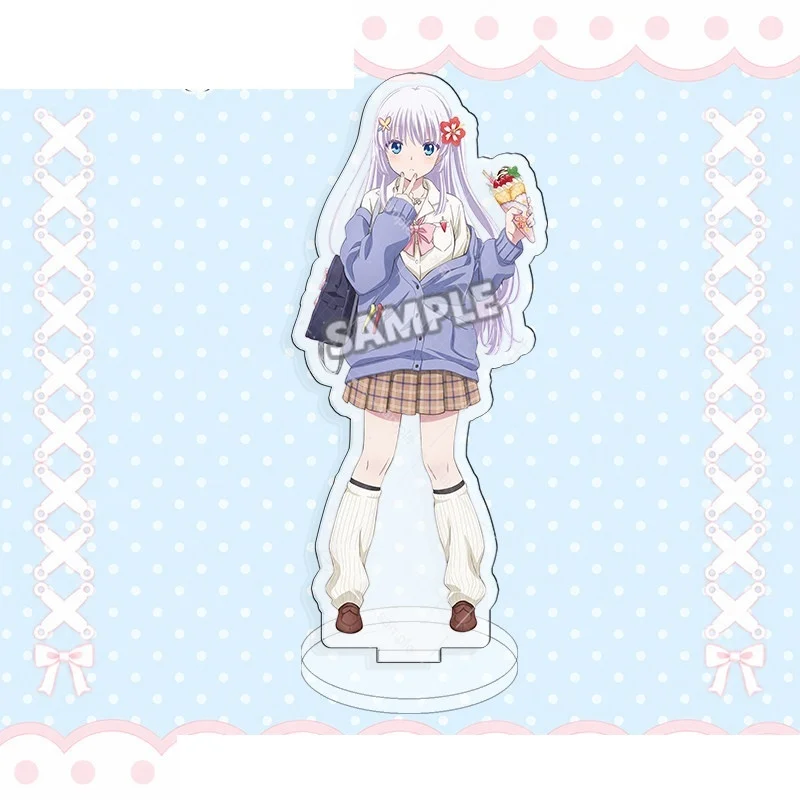 15cm Summer Pockets Acrylic Figure Stand Model Plate Desk Decorations Animation Peripheral Festivals Gifts Keychains