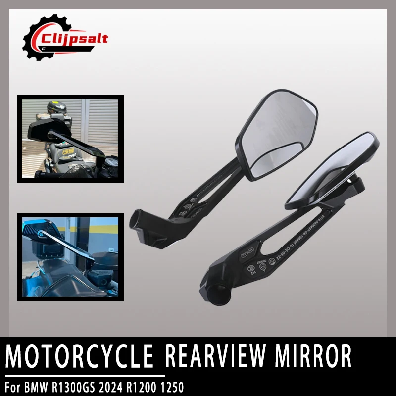 

Motorcycle Accessories Rearview Mirror For BMW F800GS C400X C400GT Side Rear View Mirror Aluminum Adjustable Rear View Mirror