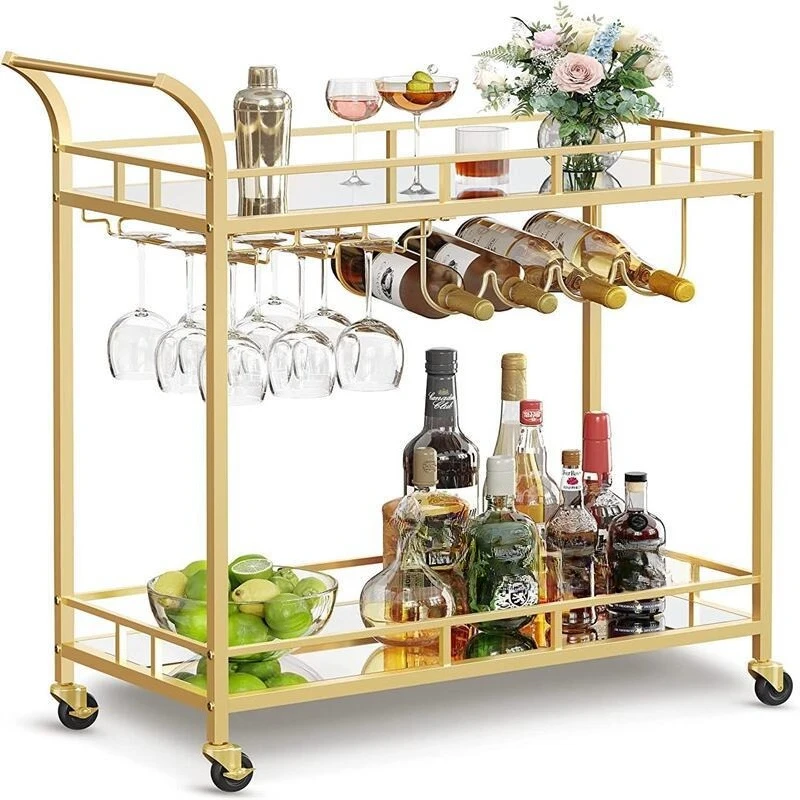 Dining Car Wrought Iron Trolley Hotel Restaurant Multi-storey Commercial Wine Truck Hot Pot Restaurant Mobile