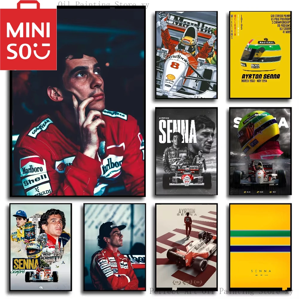 miniso-pintura-diamante-f1-ayrton-tacing-driver-senna-casa-sala-de-estar-quarto-entrada-bar-cafe-decoracao