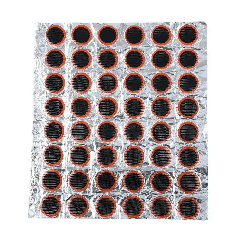 25mm Bike Rubber Puncture Patches Bicycle Tire Tyre Tube Repair Cycle Patch Kit No Glue Bicycle Inner Tube Puncture Repair Tool