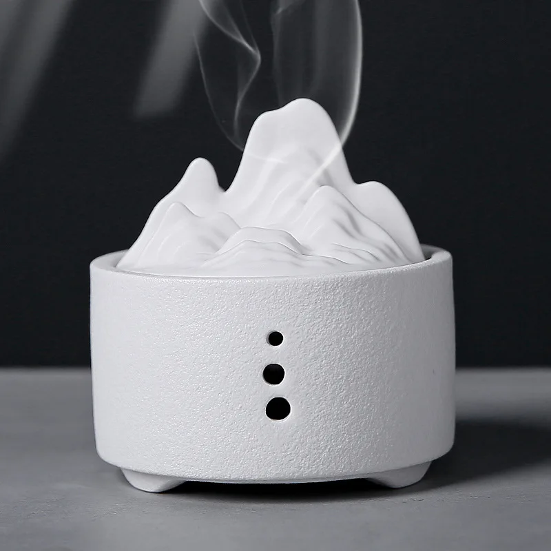 Creative Ceramic Incense Pedestal Home Indoor Deodorizing Incense Burner - Aromatherapy Yoga Atmosphere Plate Incense Burner