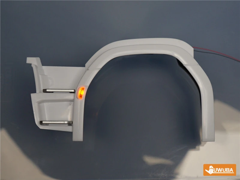 1/14 RC Truck Front Wheel Arch Light Upgrade Parts for Tamiya Scania 770S 56368 King Hauler Tractor Model