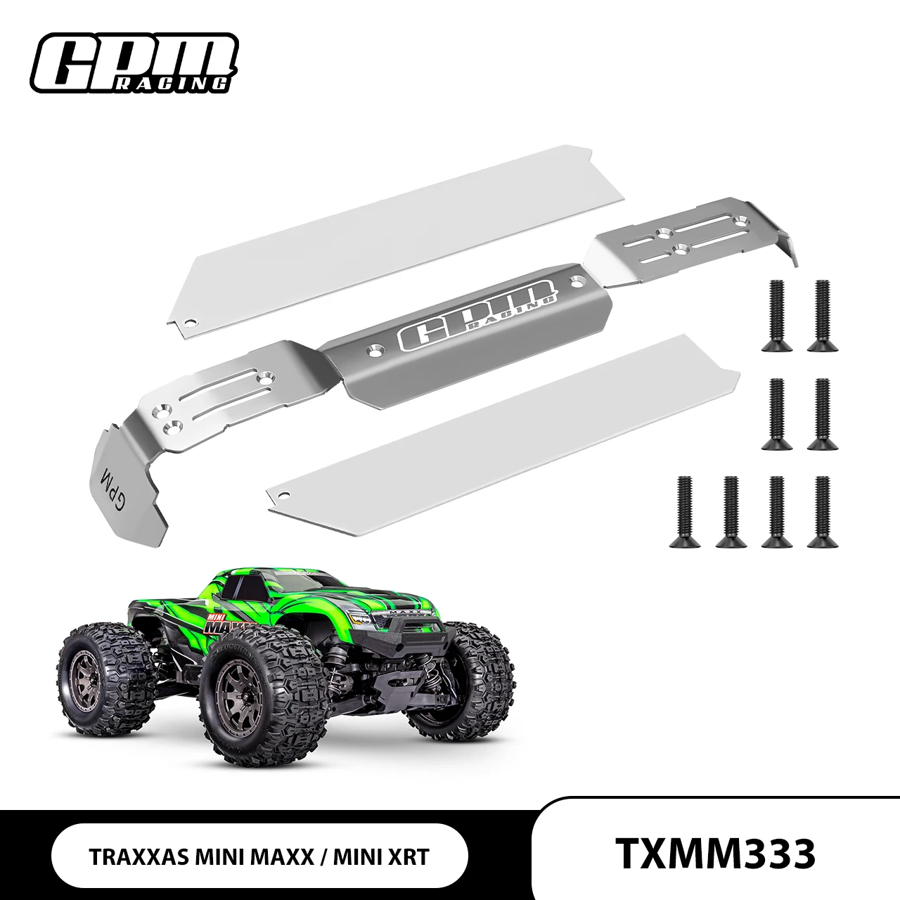 GPM TRAXXAS MINI MAXX / MINI XRT FOR STAINLESS STEEL SKID KIT - Image 5