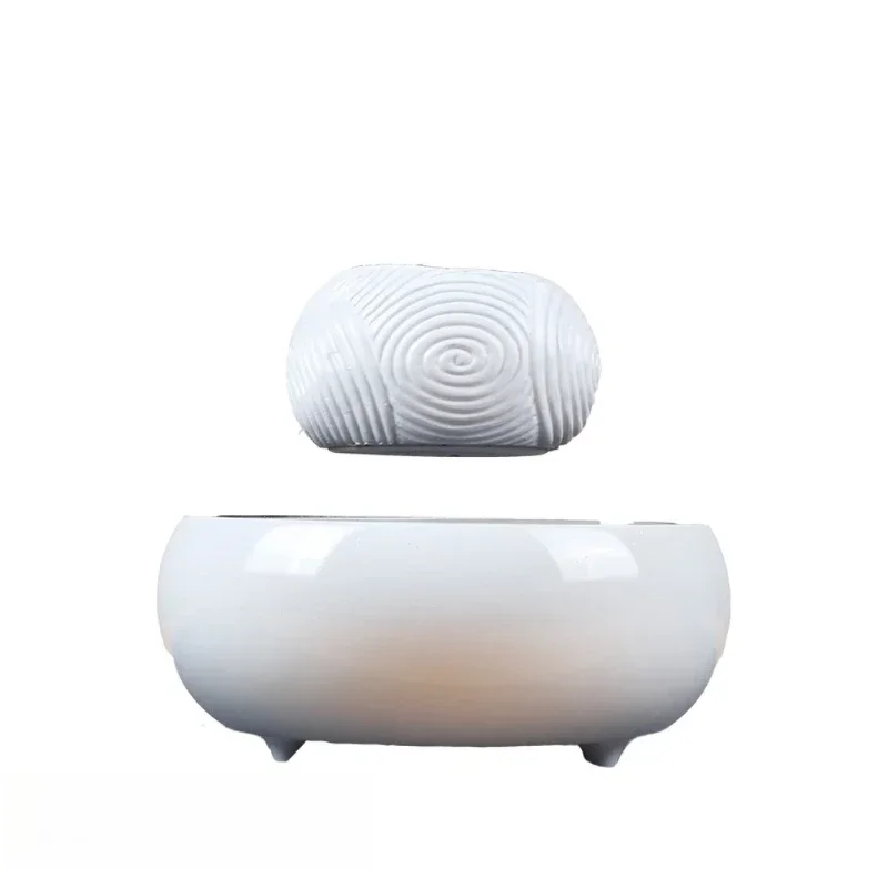 

Magnetic suspension potted plant aerial suspension bonsai, creative aerial potted plant ornament, magnetic suspension rotati