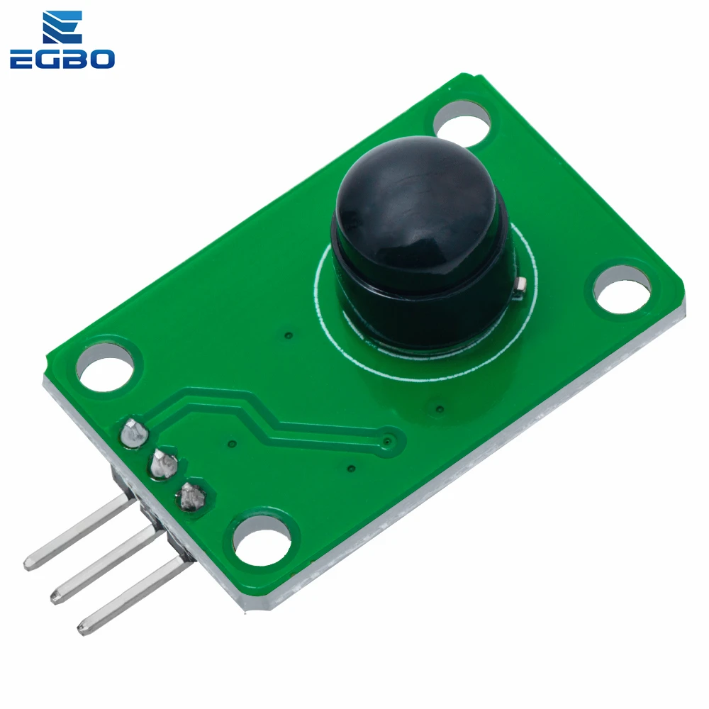 EGBO Pyroelectric Infrared Sensor for Arduino MCU Board Module, Human Body Detecting, PIR Motion Sensor, 120 Degree