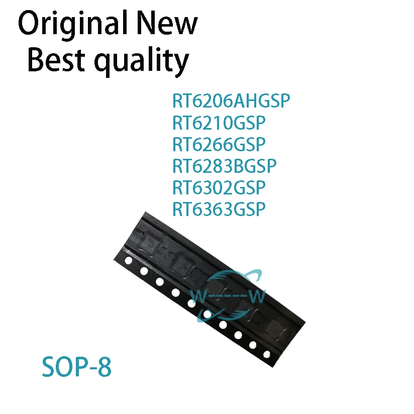 5-30PCS) RT6206AHGSP RT6206AH RT6210GSP RT6210 RT6266GSP RT6266 RT6283BGSP RT6283B RT6302GSP RT6302 RT6363GSP RT6363 SOP-8 IC