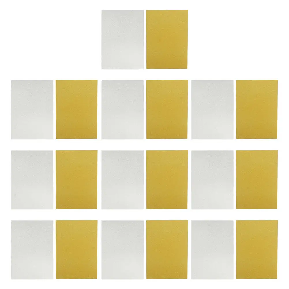 20Pcs Card Making Paper For Christmas Crafts Glitter Cardstock Gold Silver Shimmer Scrapbooking Party