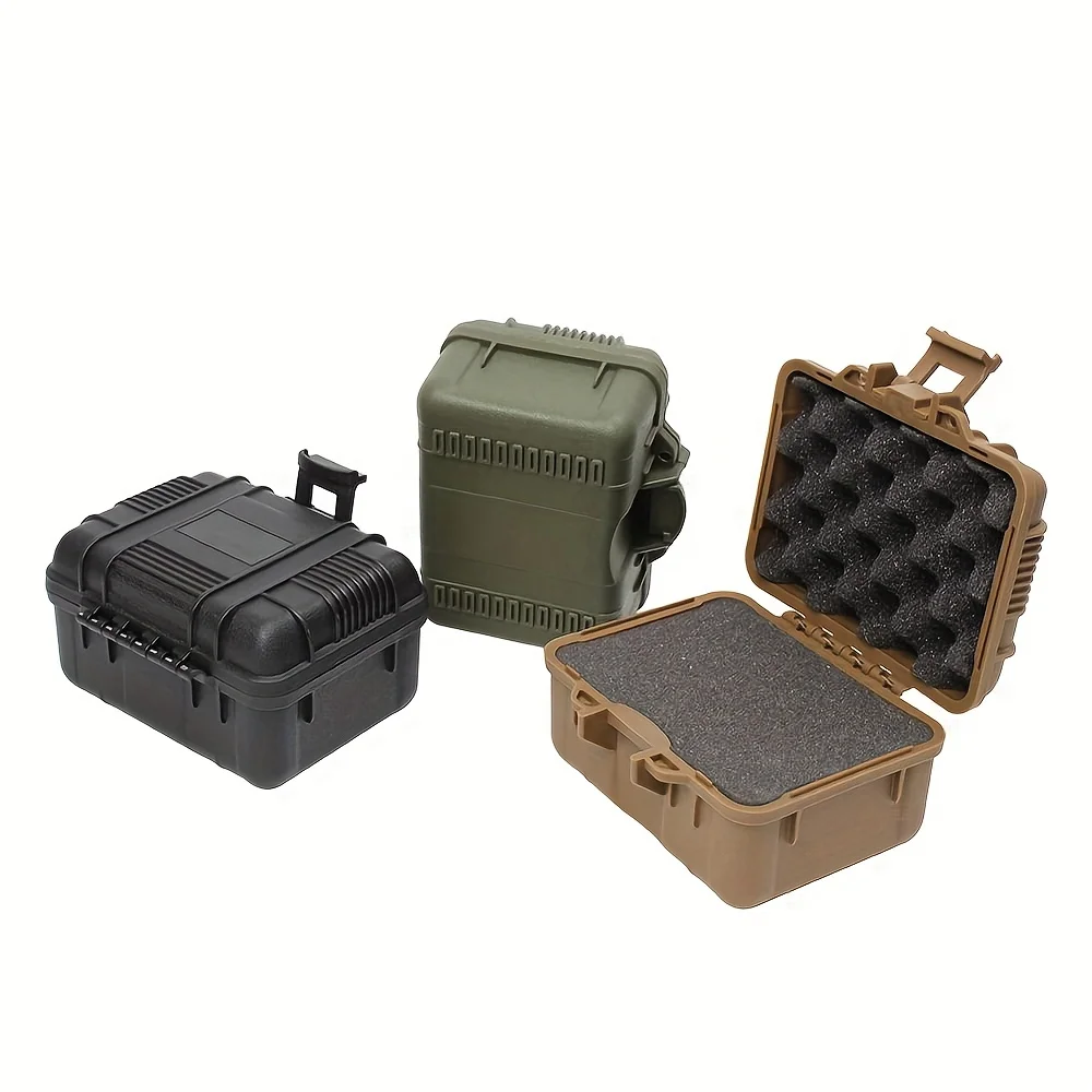 Plastic Sealed Dustproof Toolbox Outdoor Portable Equipment Box Shockproof Instrument Box Safety Protection Small Toolbox