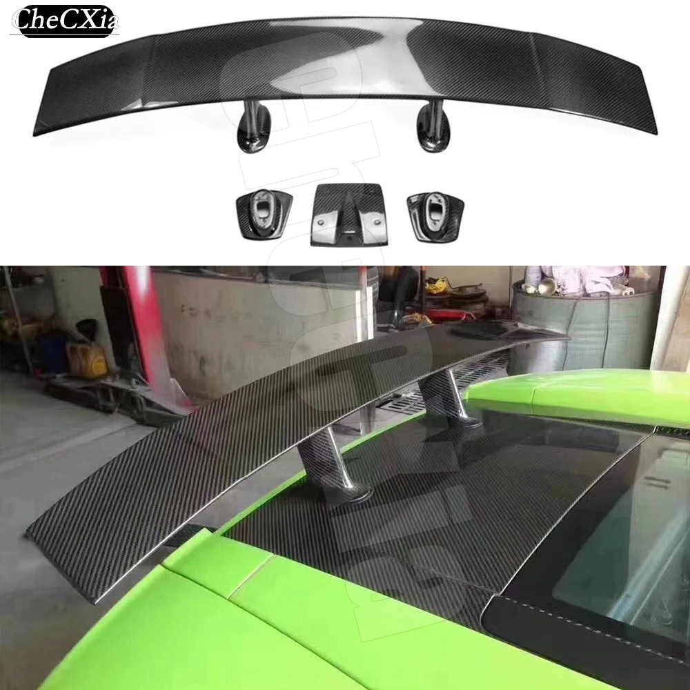 For 2007-2014 Lamborghini Gallardo LP550/LP560/LP570 Real Carbon Fiber Rear Trunk Lip  Spoiler FRP /  Forged Carbon Rear Spoiler