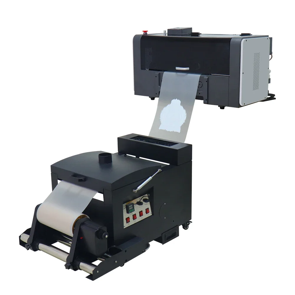 30cm A3+ DTF Printer+  PET Film Heat Transfer Printing Machine With  Double XP600 Print Head for T-shirt Bags